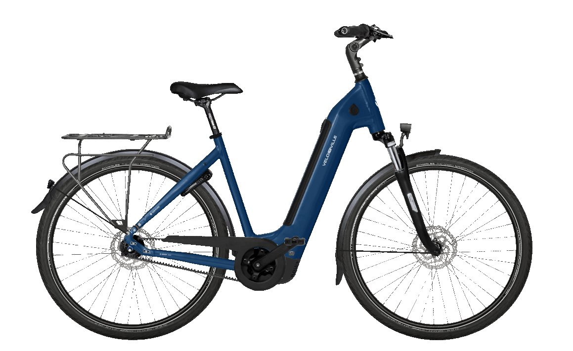 VELO DE VILLE AEB 890 PURE 5v 75nm 540wh Dames Night Blue Mat 58cm 58cm 2026