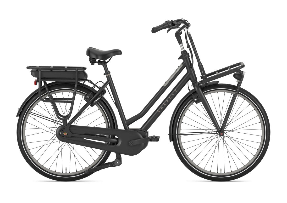 GAZELLE HeavyDutyNL C7 HMB 40nm 400wh Dames Black Mat 49cm 2026