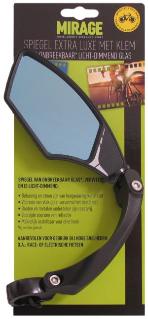 Spiegel speed pedelec multi verstelbaar zwart