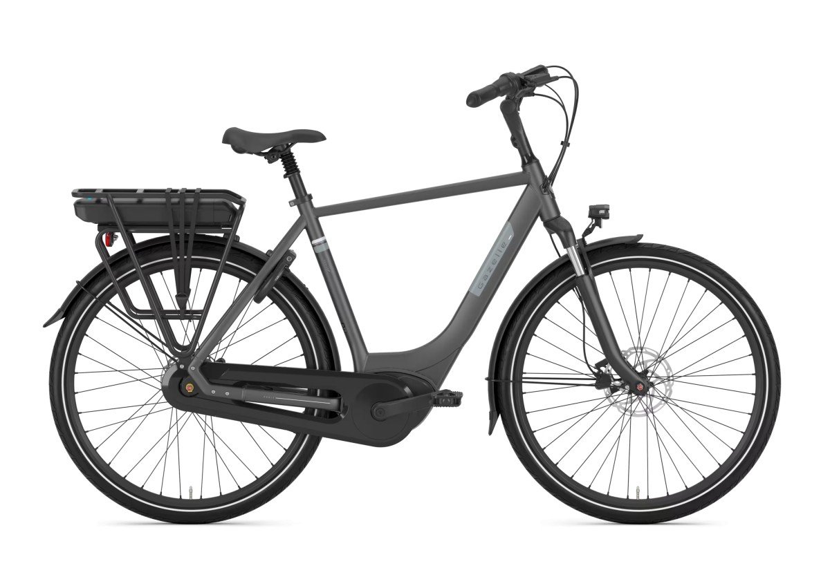 GAZELLE Paris C7+ 50nm 400wh Heren Anthracite Grey Mat 65cm 2026