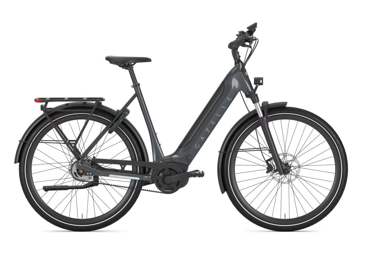 GAZELLE Ultimate C5 75nm 500wh Dames Anthracite Grey Glans 57cm 2025