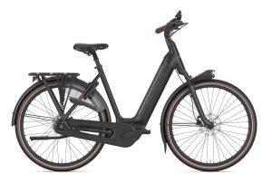 GAZELLE Grenoble C8+ 50nm 540wh Dames Black Mat 46cm 2026